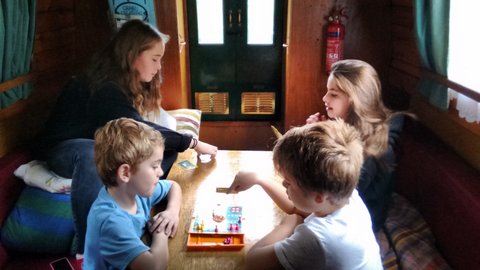 kids at table